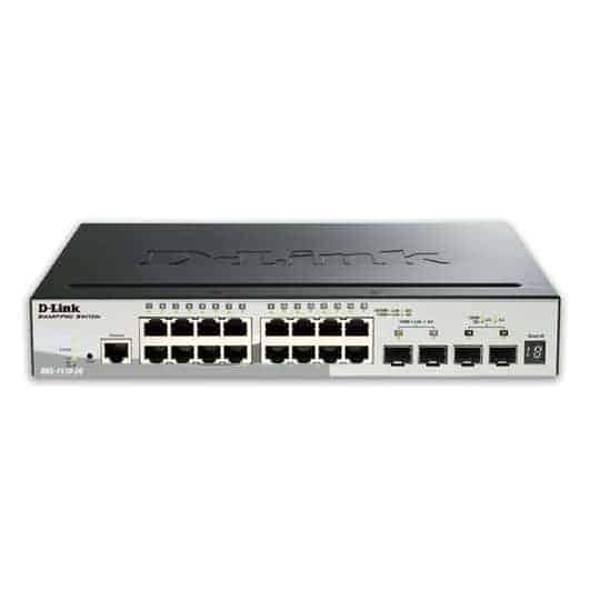 D-Link 20-Port Gigabit SmartPro Stackable Switch including 2 SFP, 2x 10G SFP+